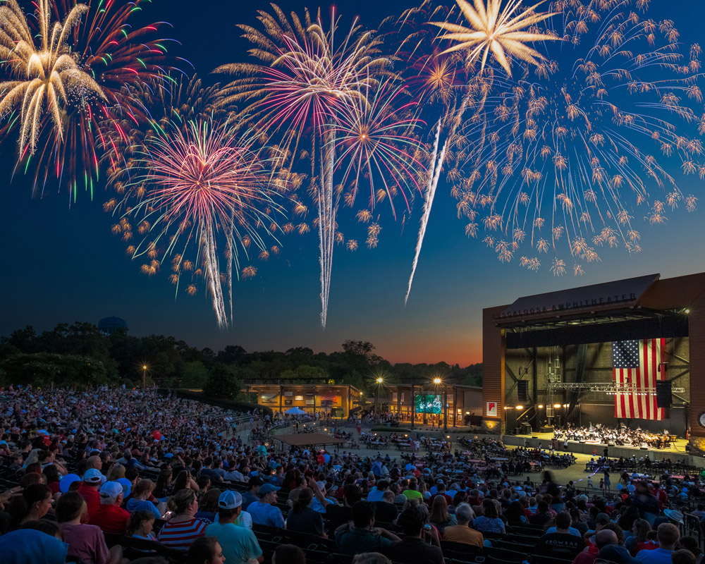 River District fireworks